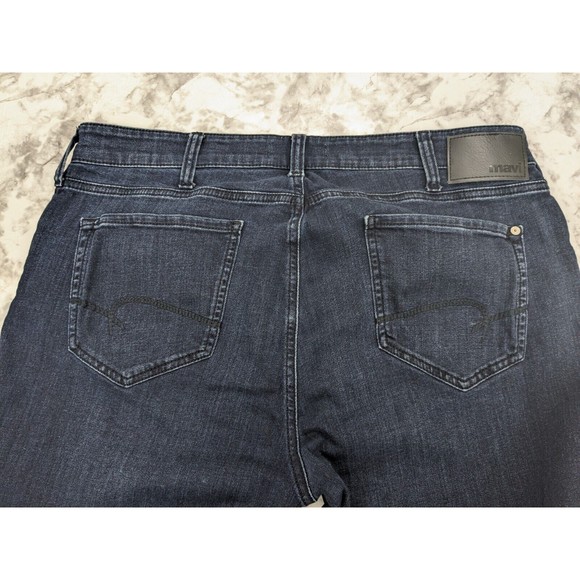 Mavi Zach Straight Leg Jeans Men's Size 36 X 32 Mid Rise Dark Wash Denim - Picture 9 of 10
